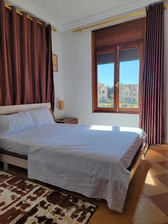 Postel nebo postele na pokoji v ubytování Chalet Haut standing pour les familles seulement