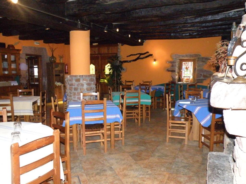 Restaurace v ubytování Posada Elbete