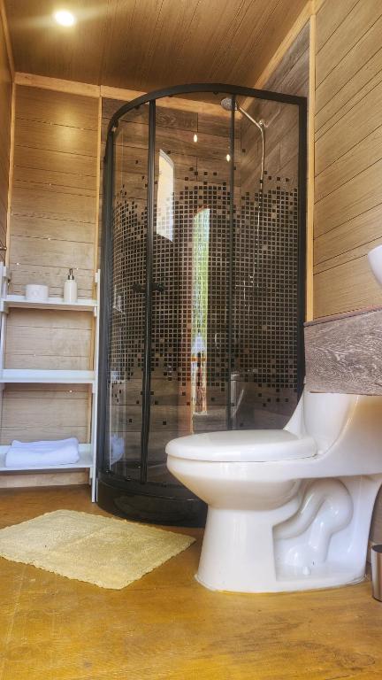 Koupelna v ubytování Glamping Dunas del sol
