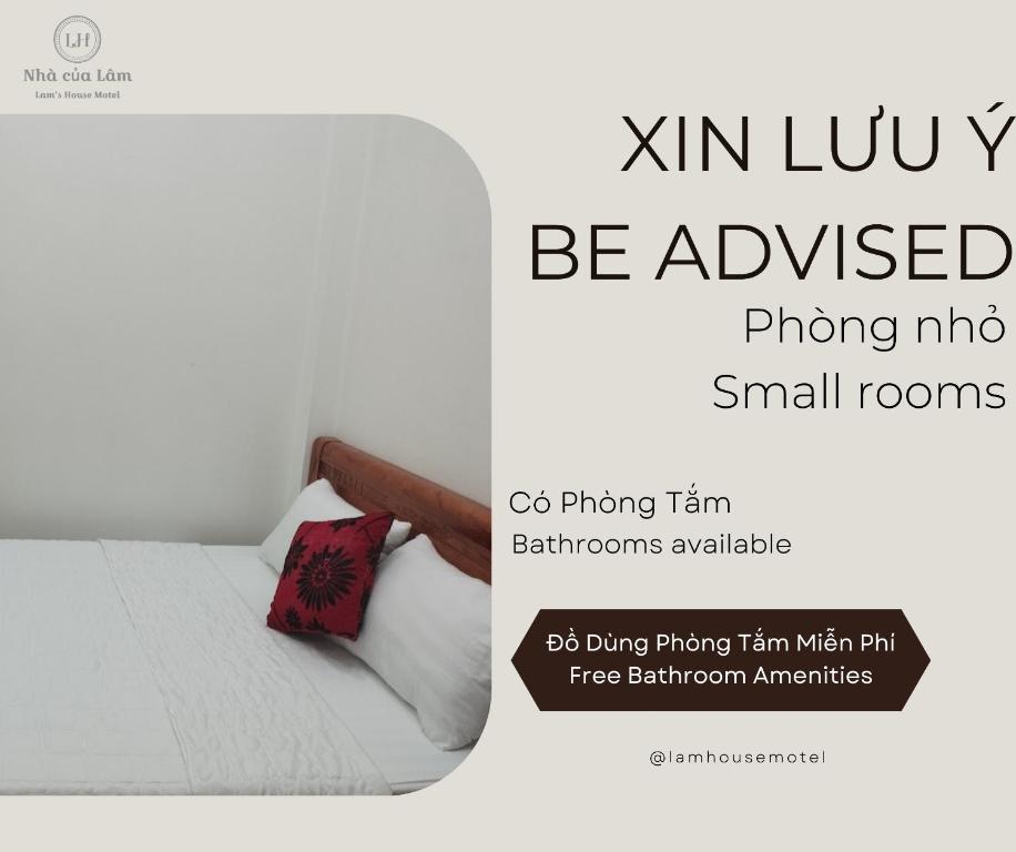Postel nebo postele na pokoji v ubytování Nhà nghỉ Nhà Của Lâm - Lam's House Motel