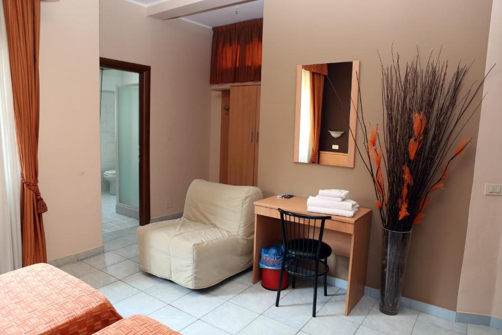 Część wypoczynkowa w obiekcie Hotel Bicocca