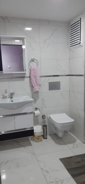 Koupelna v ubytování Samlife Apart