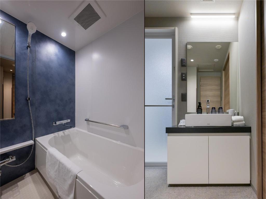 Koupelna v ubytování HOTEL R9 Premium Ichikawaekimae