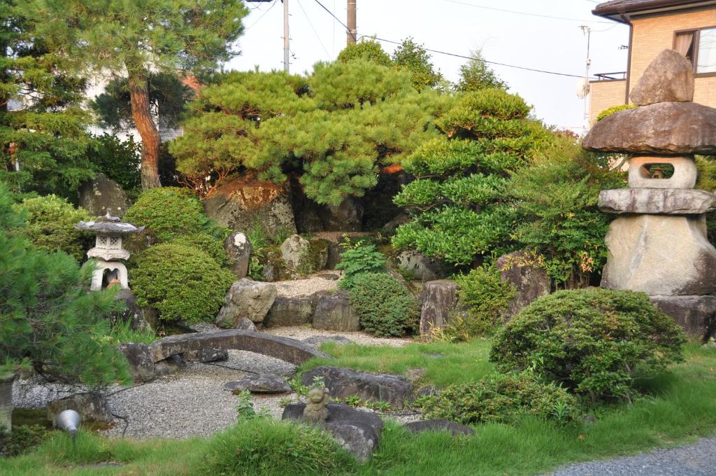 Zahrada ubytování Kappo Ryokan Shiroyama