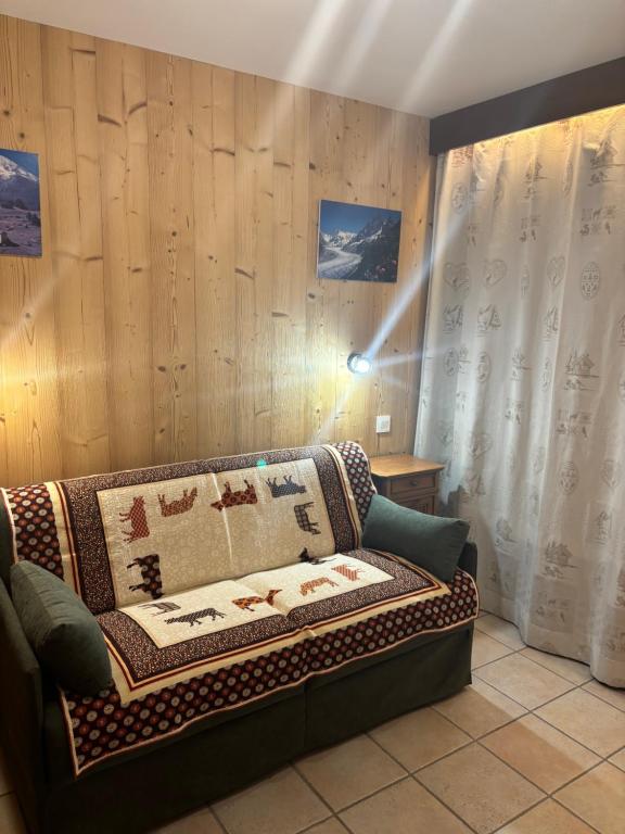 Posezení v ubytování Vue Mont Blanc et toute la chaîne