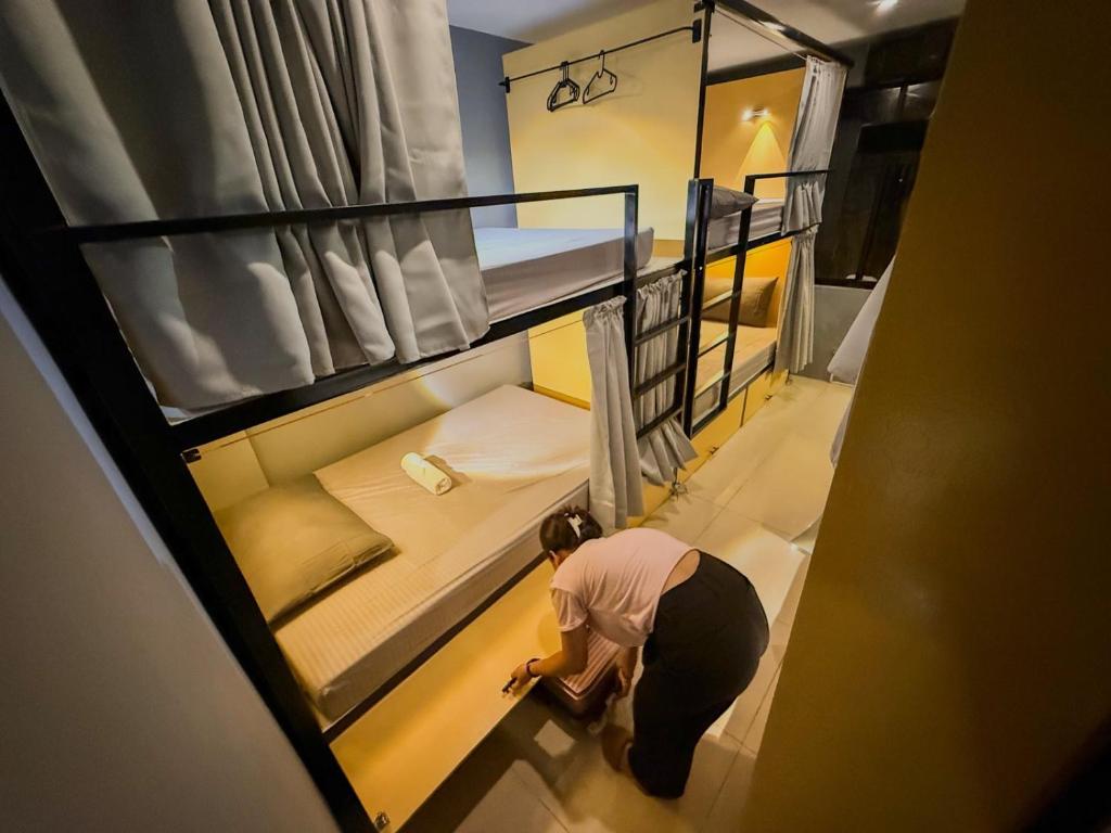 Postel nebo postele na pokoji v ubytování Goofy Ants Hostel