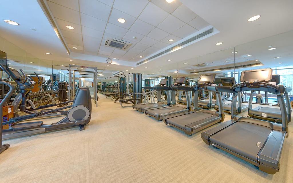 Fitness centrum a/nebo fitness zařízení v ubytování Shanghai Zhangjiang Parkyard Hotel - Free shuttle bus from the New International Expo Center during the exhibition