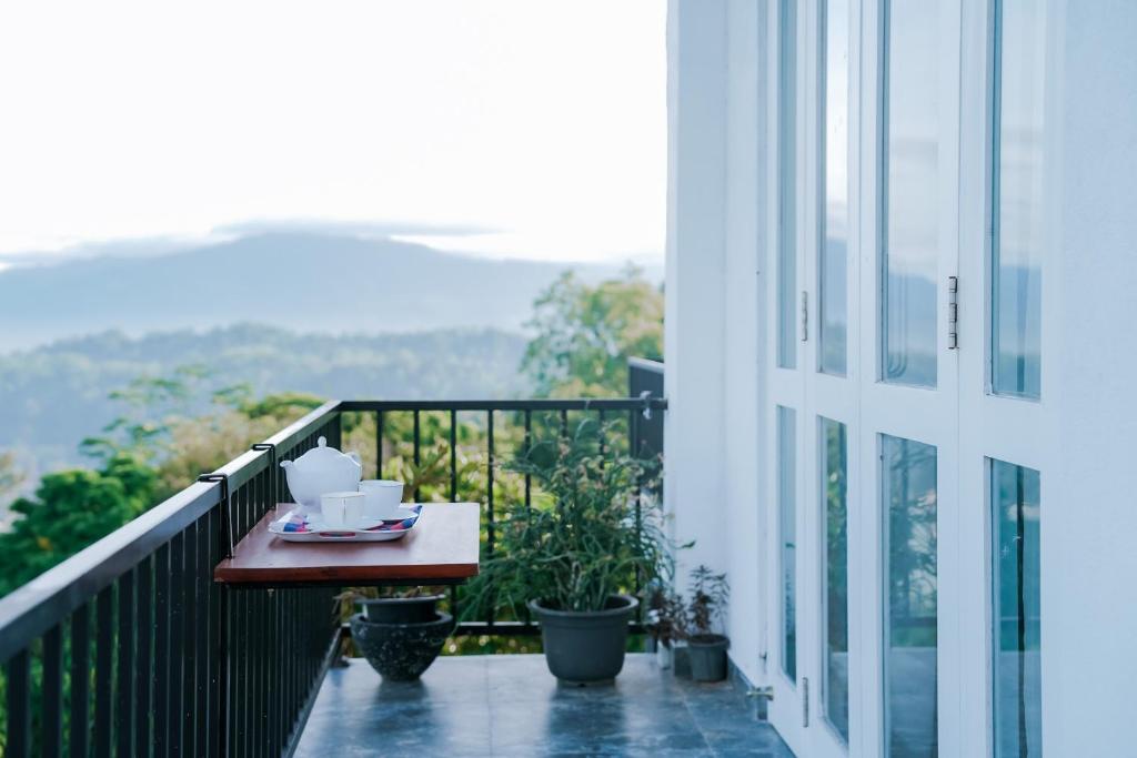Nespecifikovaný výhled na hory nebo výhled na hory při pohledu z bed and breakfast