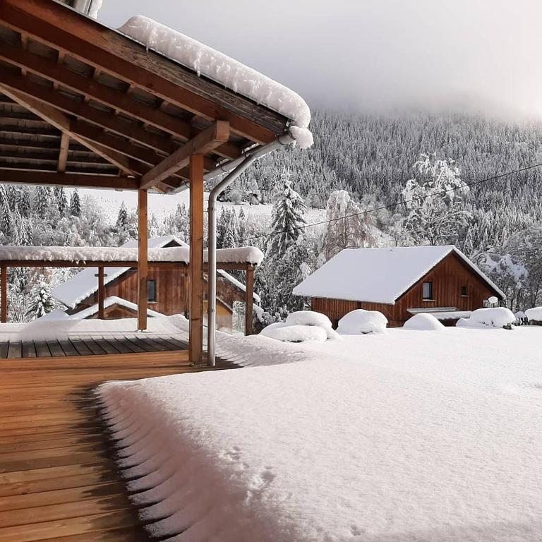 Panorama-Chalet Alpenglöckchen v zime