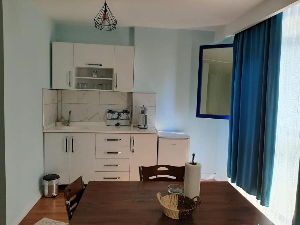 Kuchyň nebo kuchyňský kout v ubytování Samlife Apart