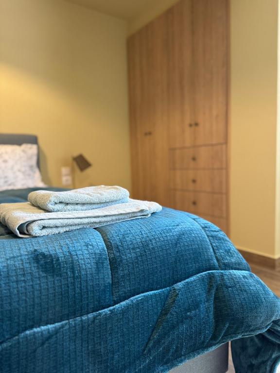 Postel nebo postele na pokoji v ubytování Kallisto villas