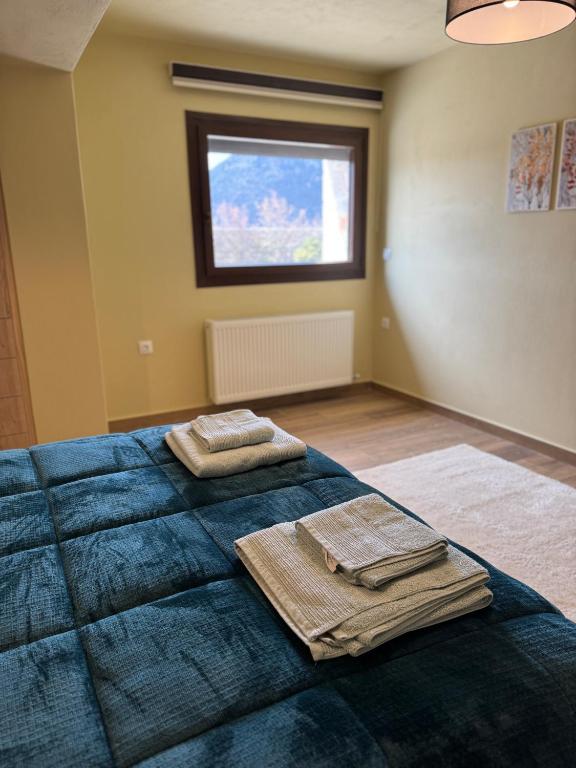 Postel nebo postele na pokoji v ubytování Kallisto villas