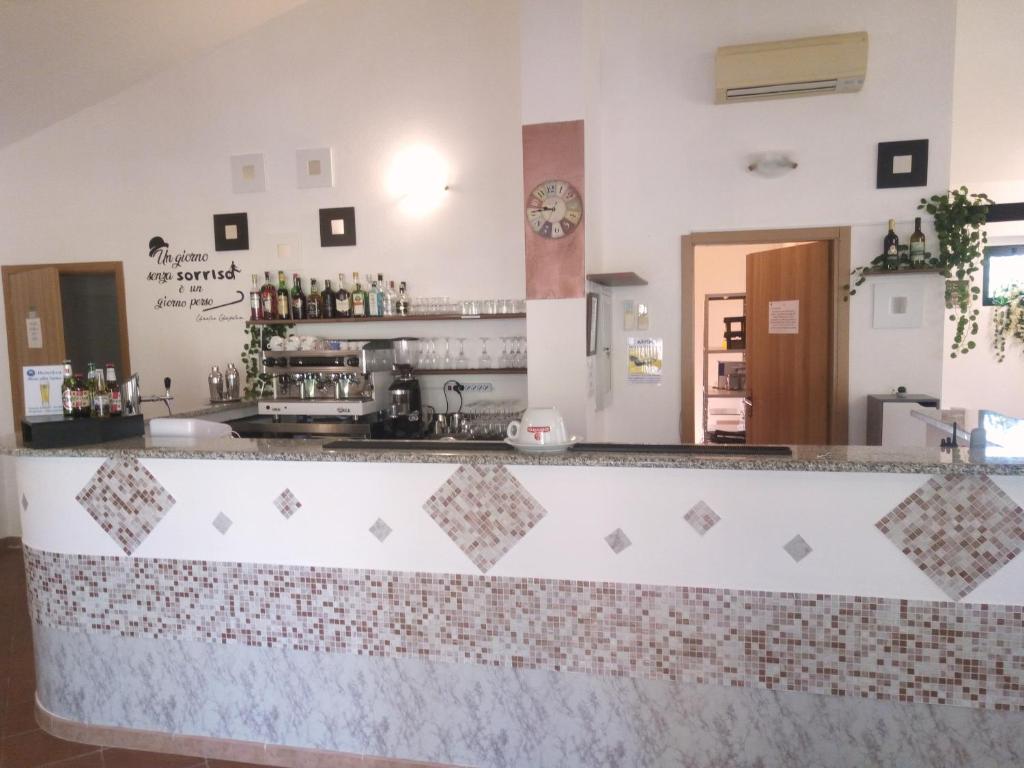 Lounge nebo bar v ubytování Nuraghe Ruiu Villaggio Tende Attrezzate