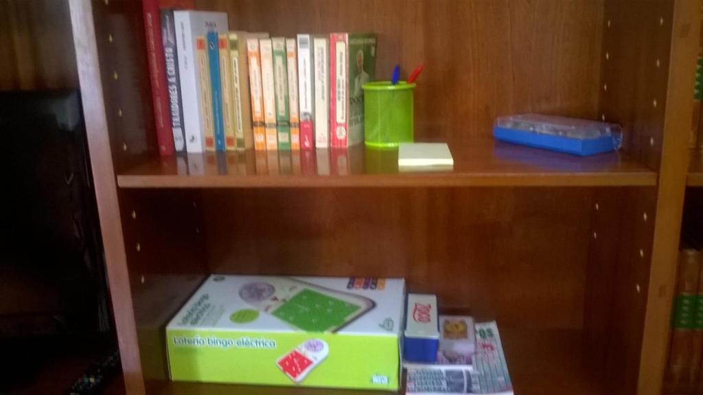 The library in Az apartmant