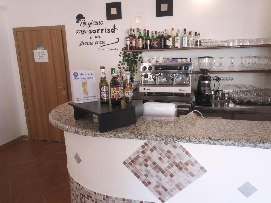 Lounge nebo bar v ubytování Nuraghe Ruiu Villaggio Tende Attrezzate