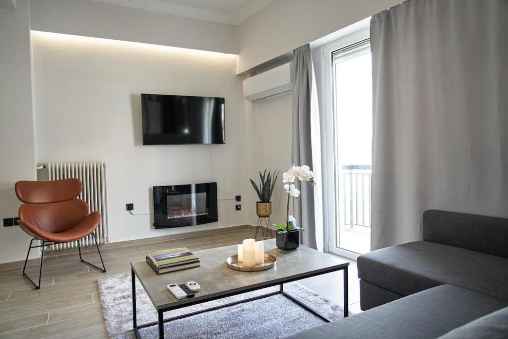 TV a/nebo společenská místnost v ubytování Cozy Living