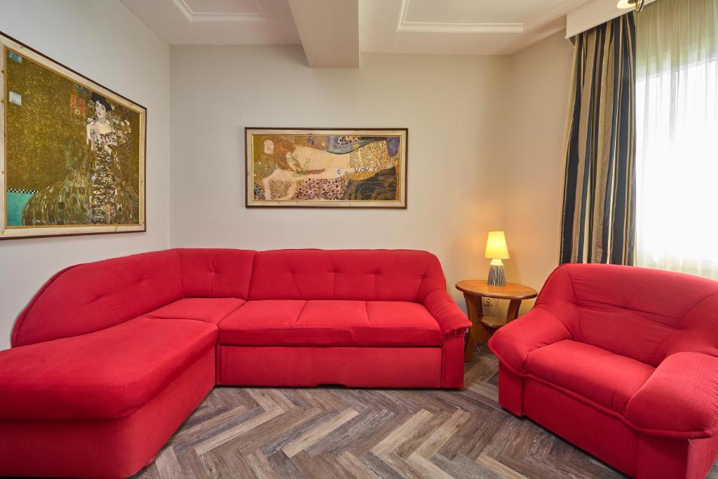 Posezení v ubytování Iris Hotel