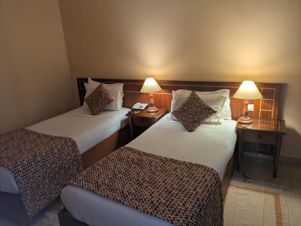Postel nebo postele na pokoji v ubytování Hôtel LE CONSUL