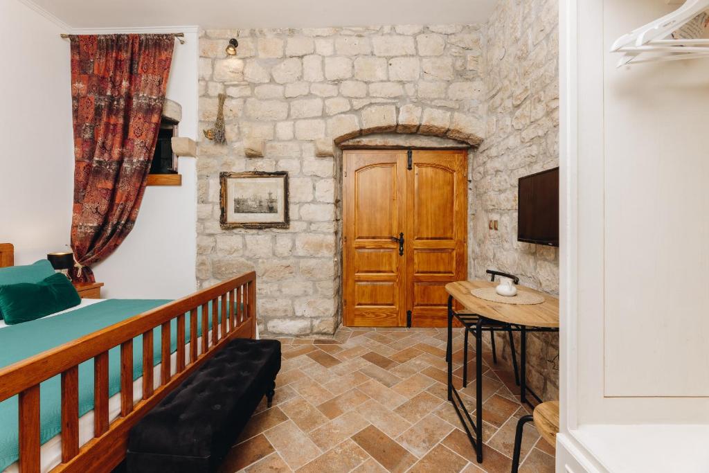 Postel nebo postele na pokoji v ubytování Luxury apartment Gabriela