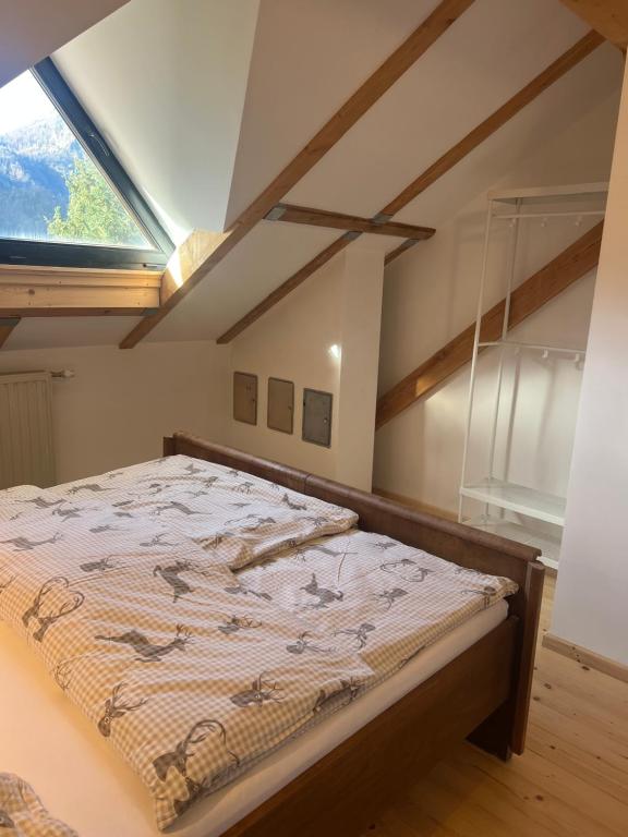 Postel nebo postele na pokoji v ubytování Apartments Steinwänd