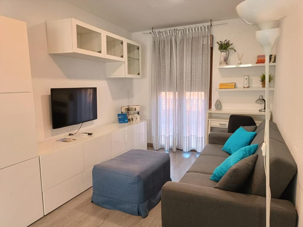 Телевизор и/или развлекательный центр в Apartamento El Hidalgo