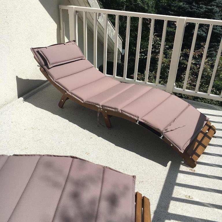 Balkón nebo terasa v ubytování Sternenhimmel