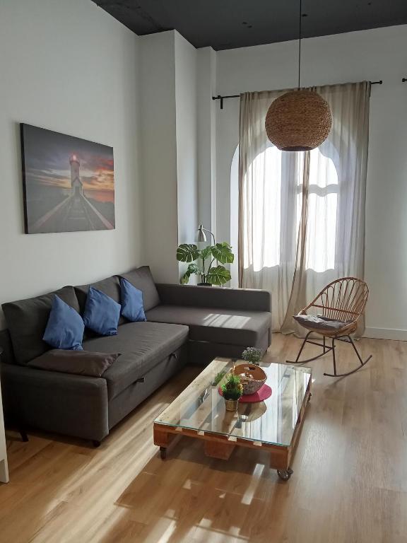 Posezení v ubytování Sevilla deluxe suites