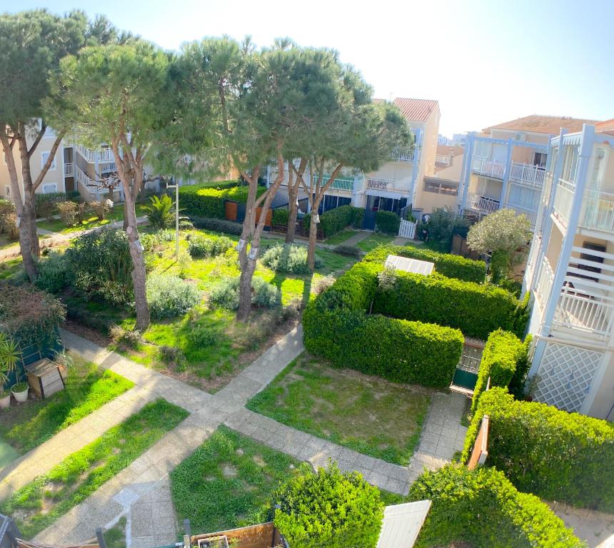 Zahrada ubytování L'Ecrin Duplex Piscine Proche Plage Palavas