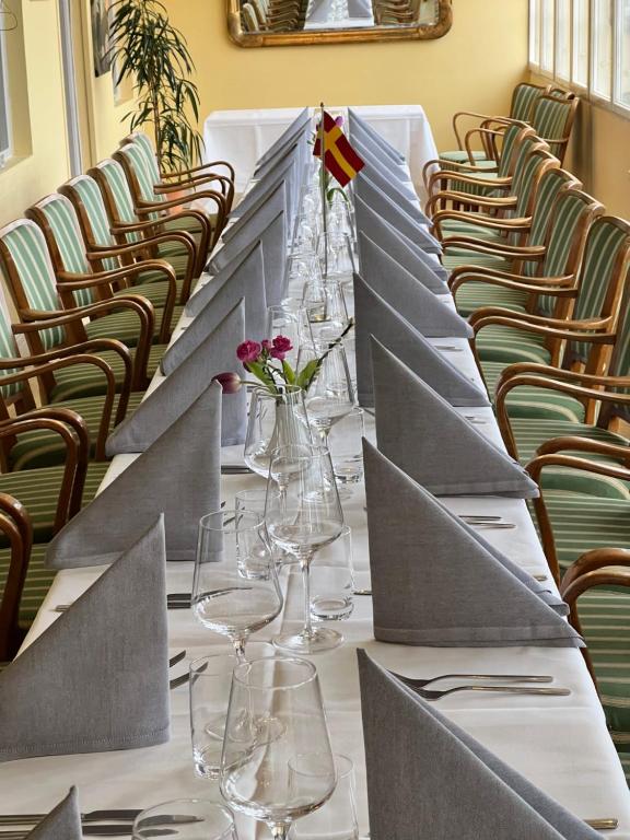 Restaurace v ubytování Anita på Gästis i Anderslöv
