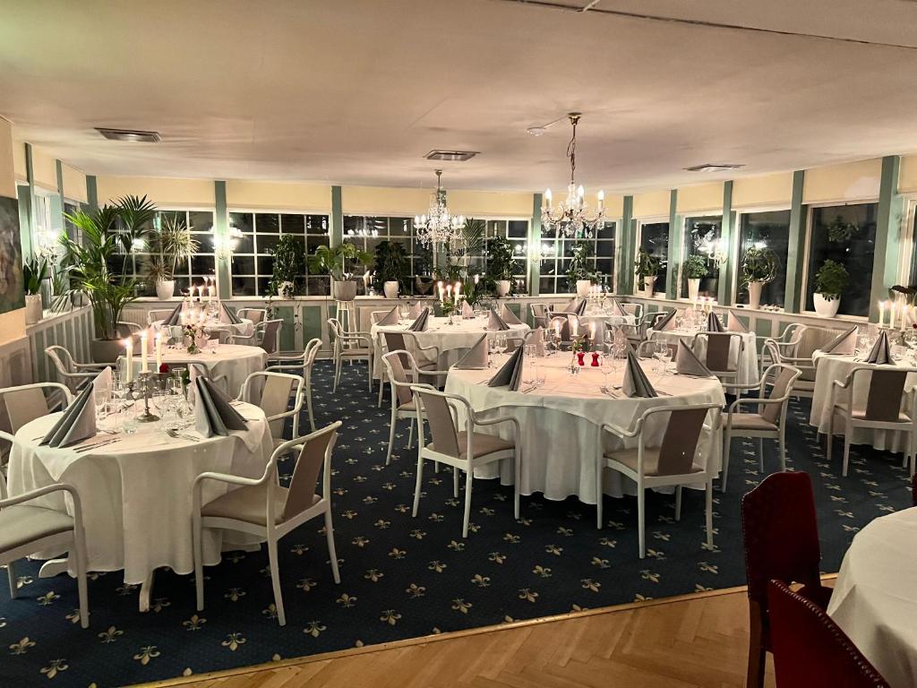 Restaurace v ubytování Anita på Gästis i Anderslöv