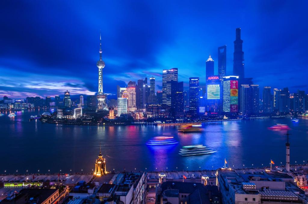Waldorf Astoria Shanghai on the Bund - Suíte King Luxo Com Vista Panorâmica Do Rio
