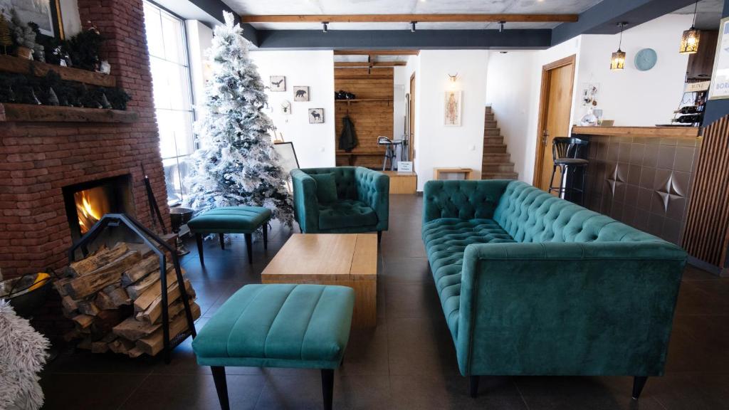 Posezení v ubytování Chalet In Gudauri