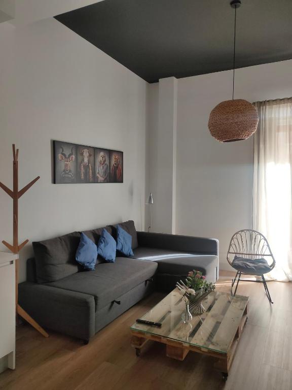 Posezení v ubytování Sevilla deluxe suites