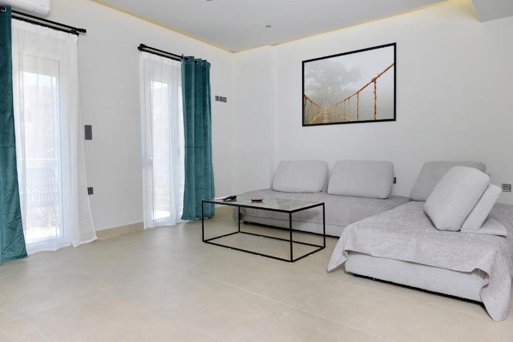 Posezení v ubytování Krya Suites