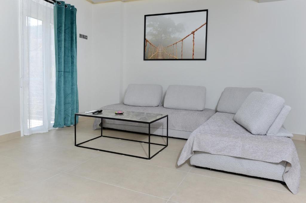 Posezení v ubytování Krya Suites
