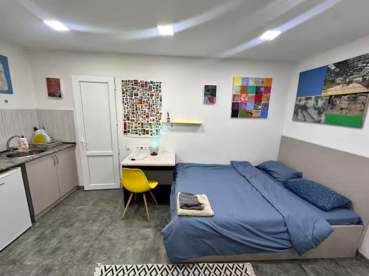 Kuchyň nebo kuchyňský kout v ubytování Clara Studios