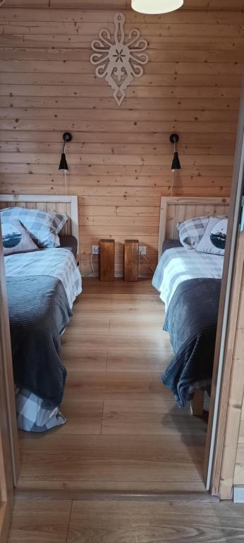 Posteľ alebo postele v izbe v ubytovaní Spiska Dolina