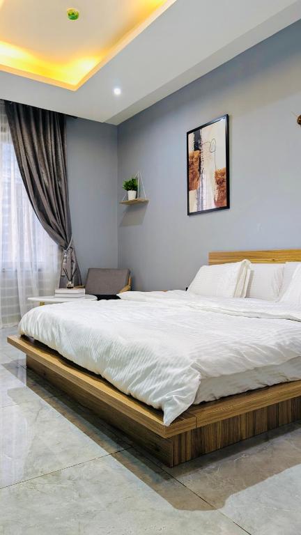 Postel nebo postele na pokoji v ubytování Seven Space Coliving