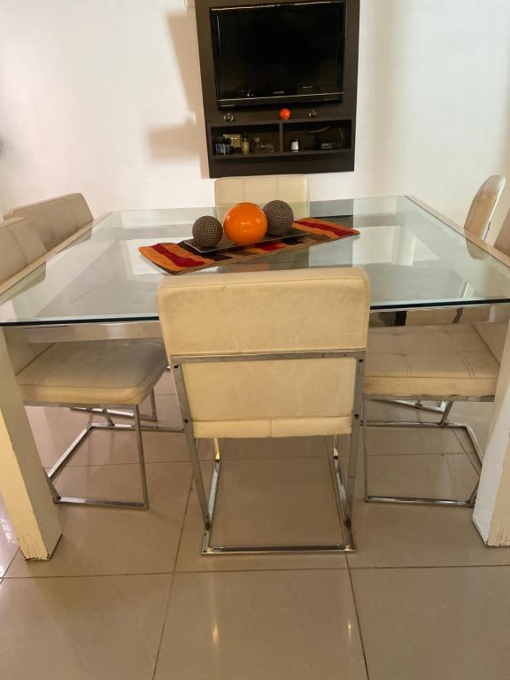 TV a/nebo společenská místnost v ubytování Casa temporaria M&N