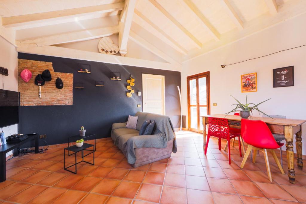 Χώρος καθιστικού στο Casa la torre