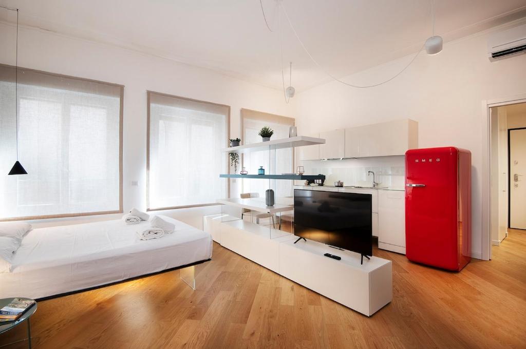 Μια τηλεόραση ή/και κέντρο ψυχαγωγίας στο Duomo Suite - 3 minutes from the Duomo