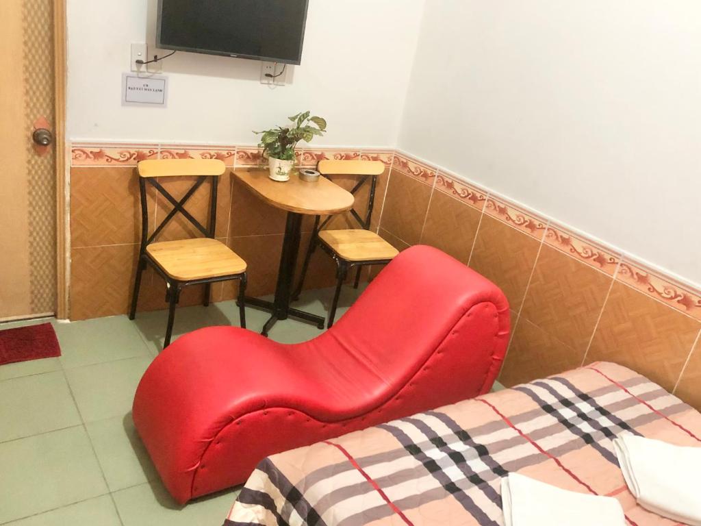 TV a/nebo společenská místnost v ubytování Lucky Motel