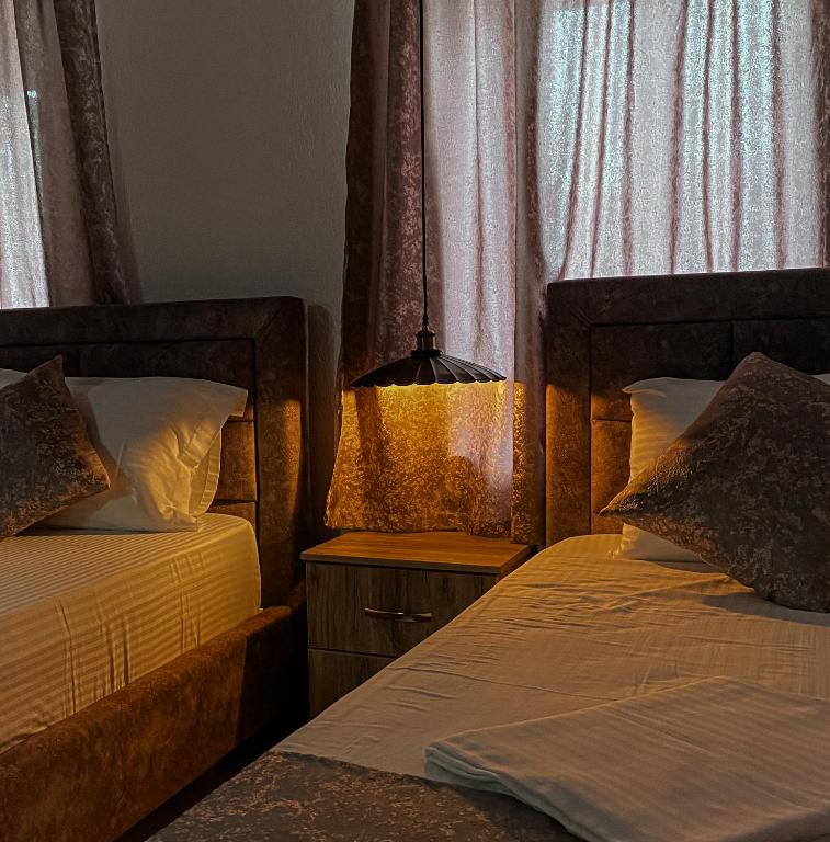 Voodi või voodid majutusasutuse Guest House Juald toas