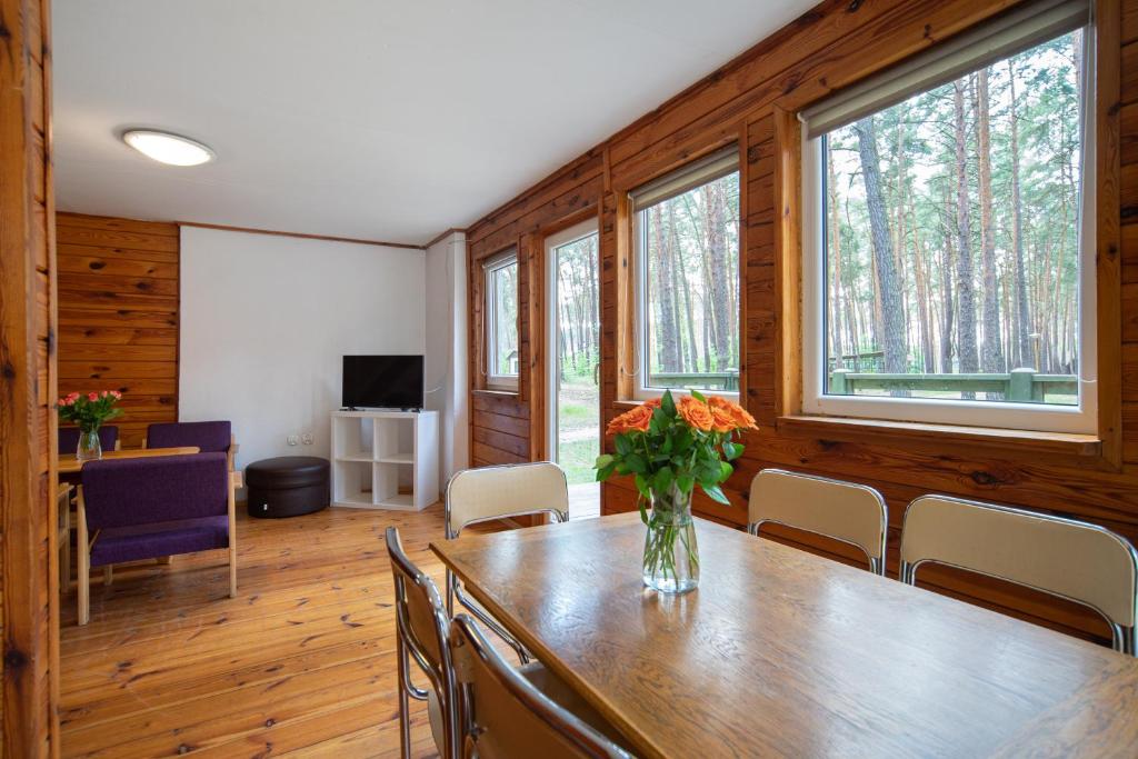 TV a/nebo společenská místnost v ubytování Sława Family Resort