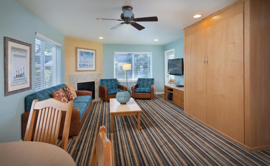 Posezení v ubytování WorldMark Birch Bay