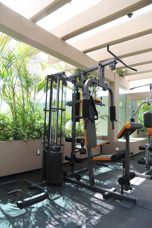 Fitness centrum a/nebo fitness zařízení v ubytování Mesón Ejecutivo Guadalajara Minerva - Av México
