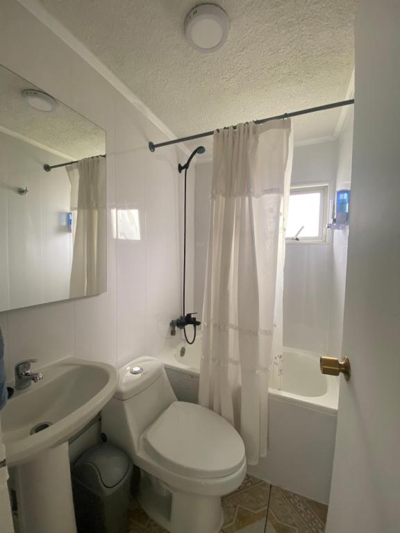 Ένα μπάνιο στο Casa Ovejero