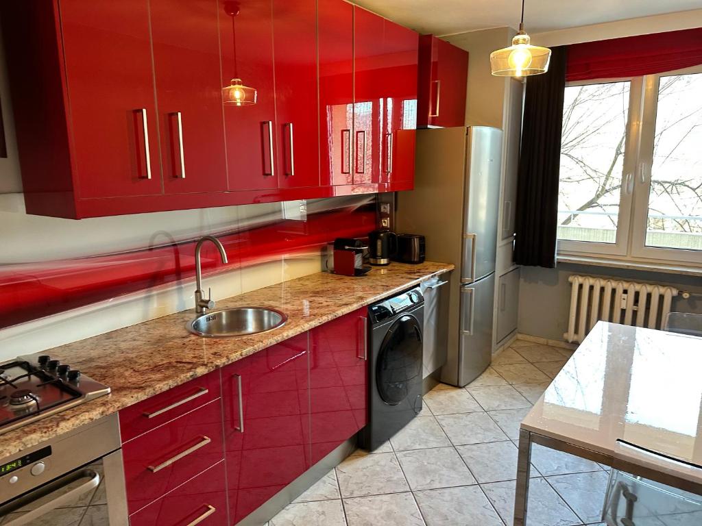Kuchyňa alebo kuchynka v ubytovaní Cosy apartment with amazing view