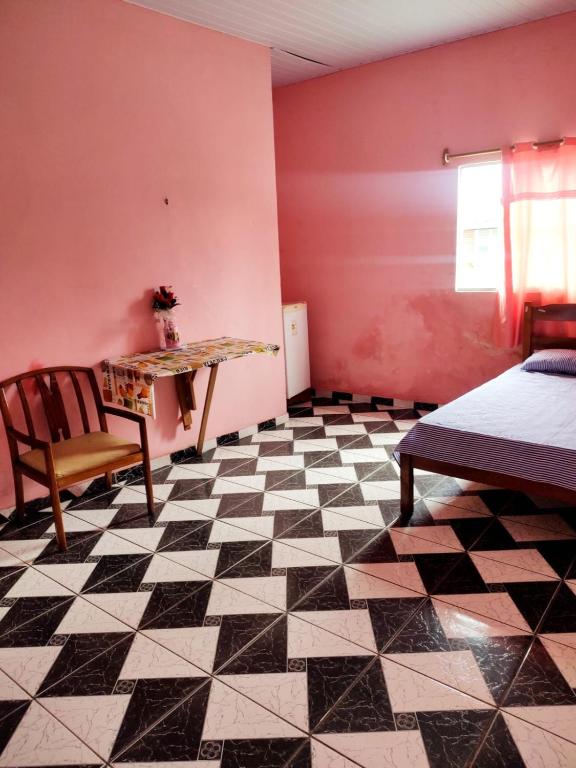 Postel nebo postele na pokoji v ubytování Pousada Lua e Mar