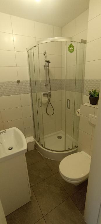 Kúpeľňa v ubytovaní Apartamenty Gościnne Idylla